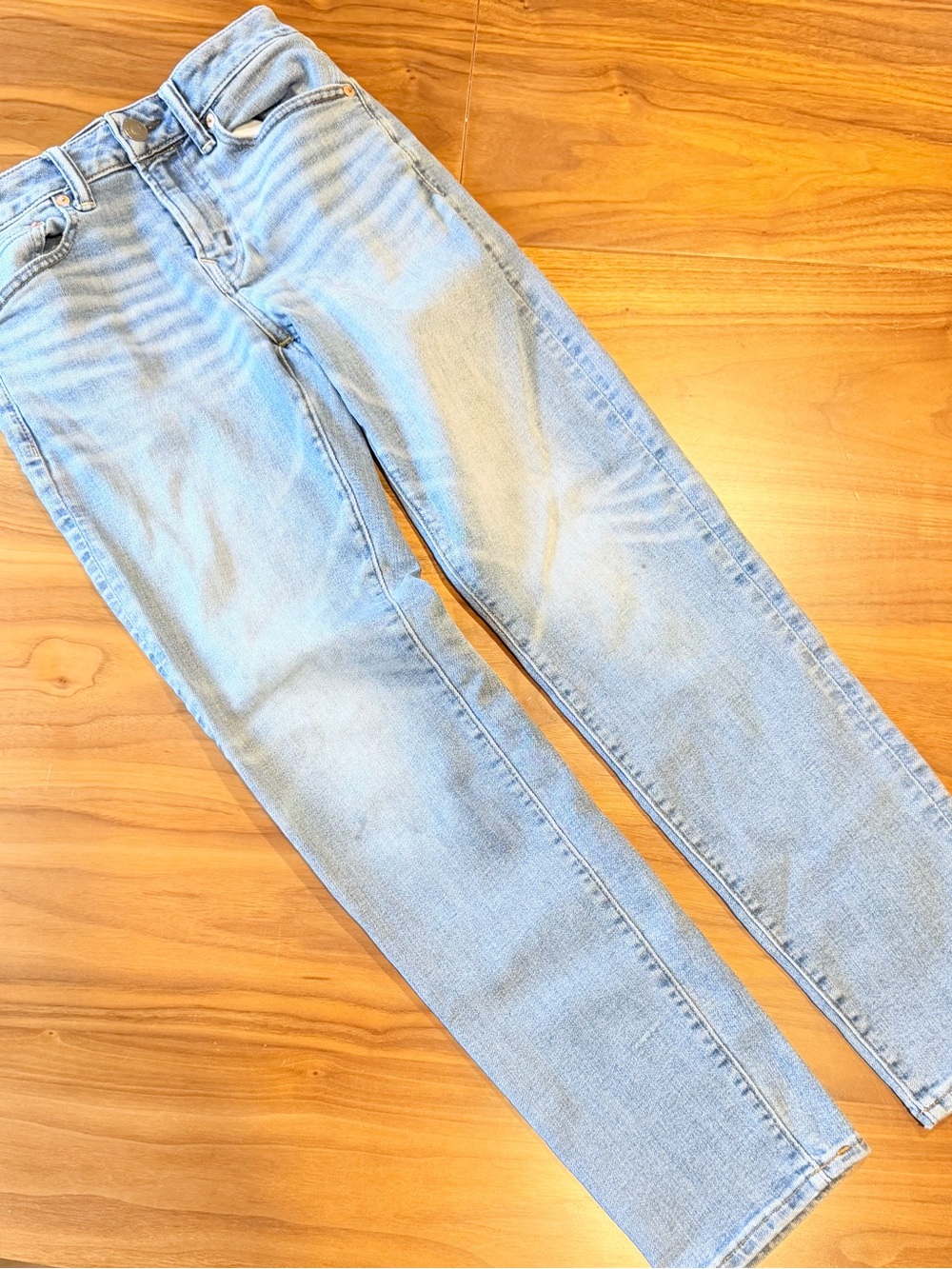 American Eagle air flex+ men’s light blue jeans size 25x30